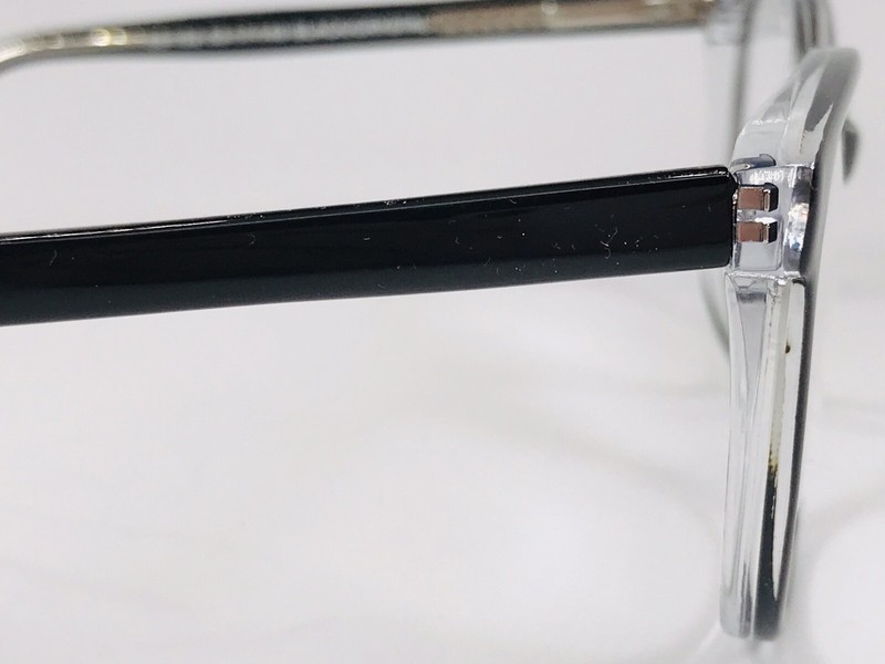 New Designer Inspired SUCCESS SS-122 Black on Crystal Eyeglasses 53mm w/Case gallery