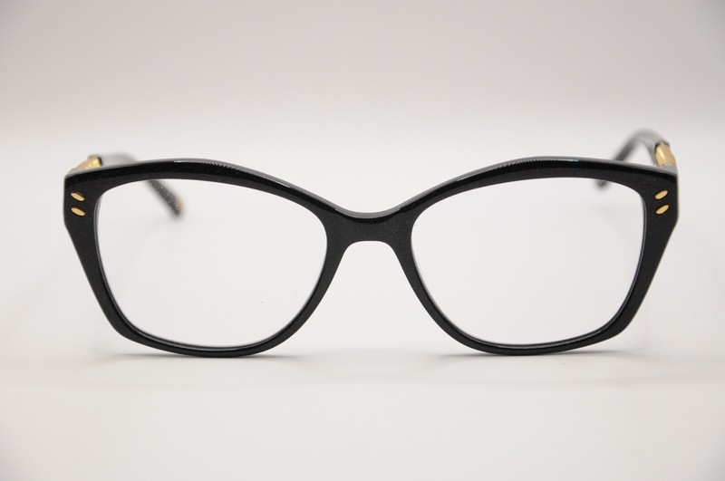 MUSE X HILARY DUFF SOPHIE RECTANGLE CAT EYE EYEGLASS FRAMES BLACK 52-17-145 NEW*