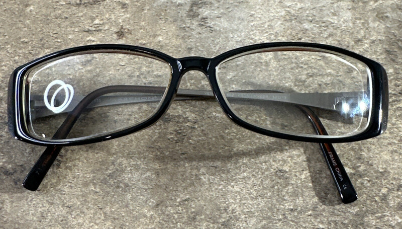 Marchon VENTANA 602 Ebony/Amber Eyeglasses Frame Spring Hinge 52-13-135-30mm G1