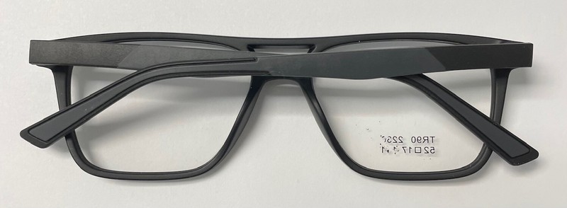 EYEGLASS FRAMES MEN'S NAVIGATOR BLACK MEDIUM SIZE SPRING HINGES FAST SHIPPING gallery