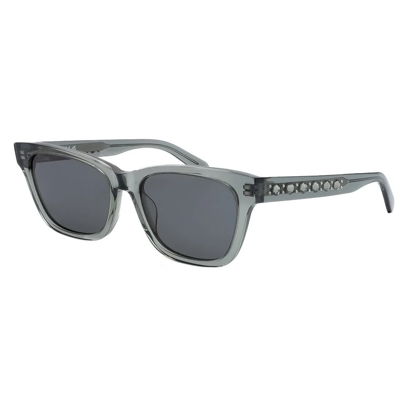 Swarovski SK374 20A Gray Cat Eye Plastic Eyeglasses Frame 53-17-140 Gem