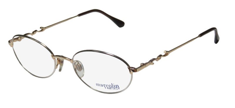 NEW MARCOLIN 7191 GLASSES RETRO METAL MULTI-COLOR 828 FULL-RIM WOMENS 52-18-140