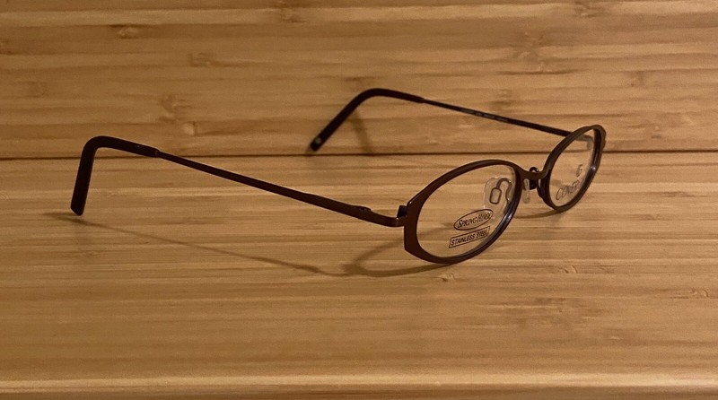 COVERGIRL CG0327 Eyeglasses Frames Mink Cobalt Stainless Steel 49-18-135