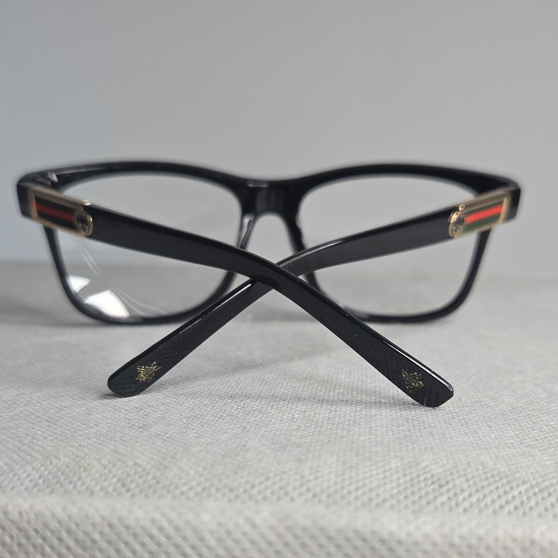 Gucci 3552 Eyeglass Frames ONLY Black Rectangular Eyewear 54-19-138 SHIP FAST gallery