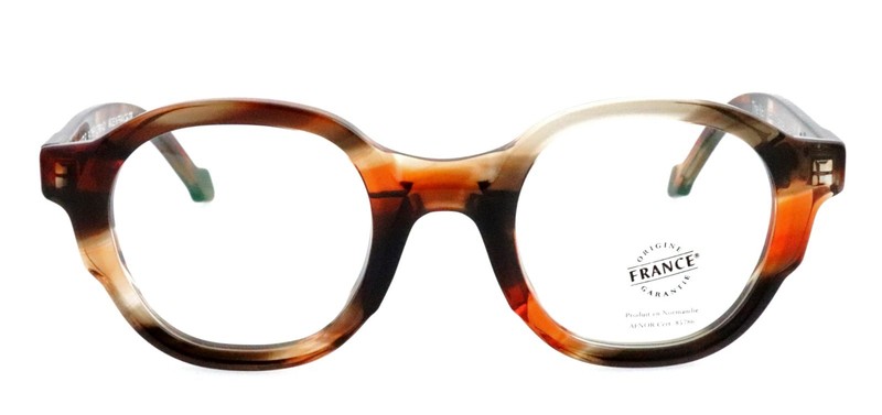 New STRUKTUR The Key West 48mm Orange Mechanic Eyeglasses Frame France Unisex