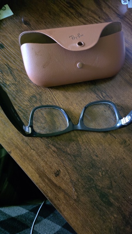 Ray-Ban Meta RW4008 Black Square Plastic Eyeglass Frames 50-22 150
