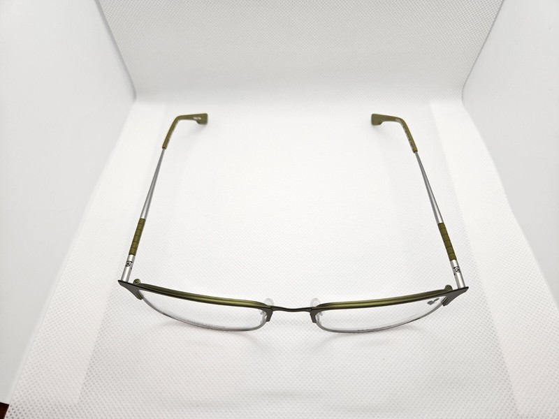 Flexon E1132 310 Matte Moss Silver Rectangle 54-18-145 Men's Eyeglasses Frame gallery