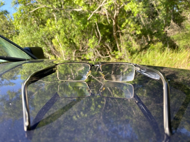 Magic Clip Eyeglass FRAMES ONLY | M394 SBLK | Half Rim | Nice Professional Look gallery