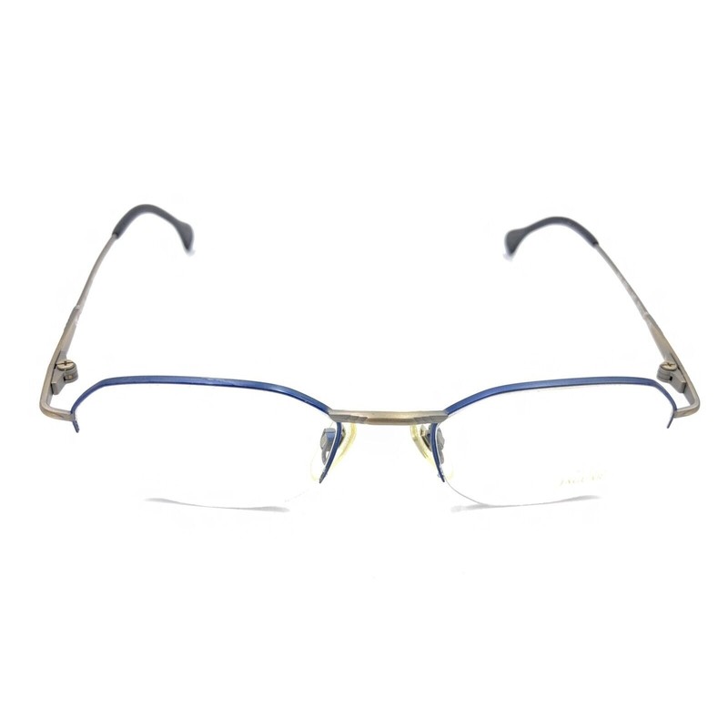 Jaguar Mod 3304-247 Brushed Blue Gray Half Frame Eyeglasses Frames 50-18 135 gallery