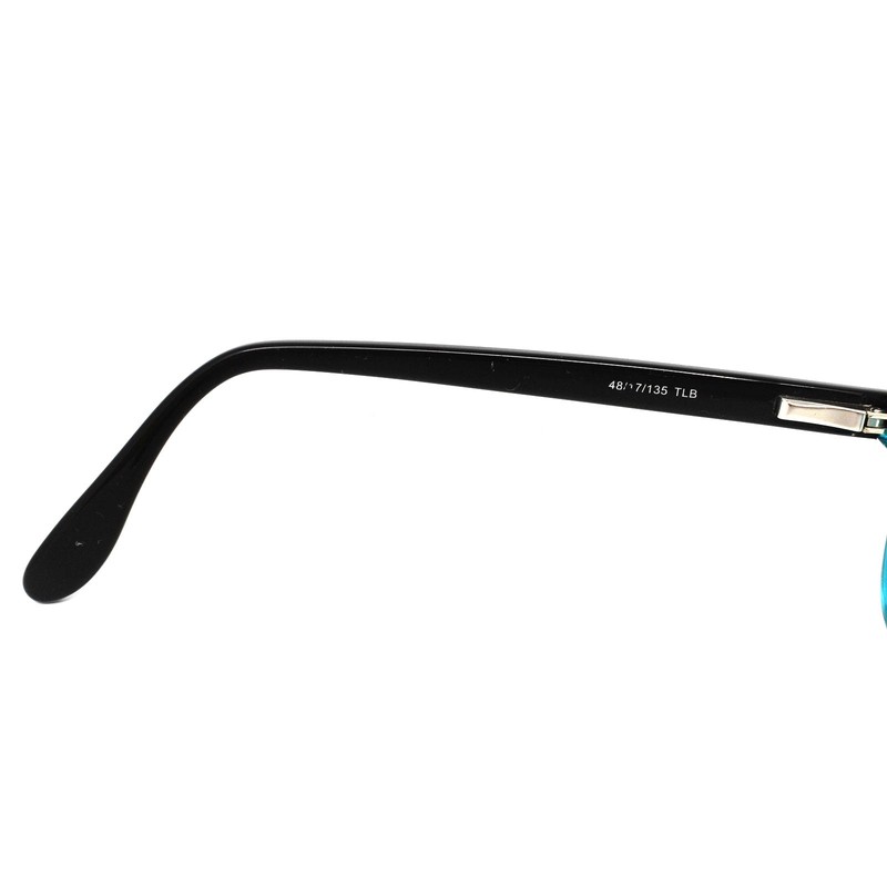 Ernest Hemingway 4617 TLB Turquoise/Black 48-17-135 Eyeglasses FRAMES ONLY -GOOD gallery
