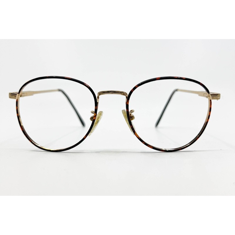 Zyloware Stetson Legends 102 Eyeglasses Mens Gold Tortoise Round 51-19-140
