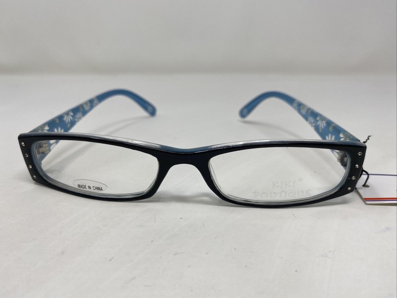 Kiki Boutique K2017 C2 51-16-135 Black/Blue Full Rim Eyeglasses Frame M448