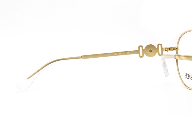 Versace Kids Eyeglasses VK 1002 1002 Glasses Shiny Gold 48mm w/case Kids Size gallery