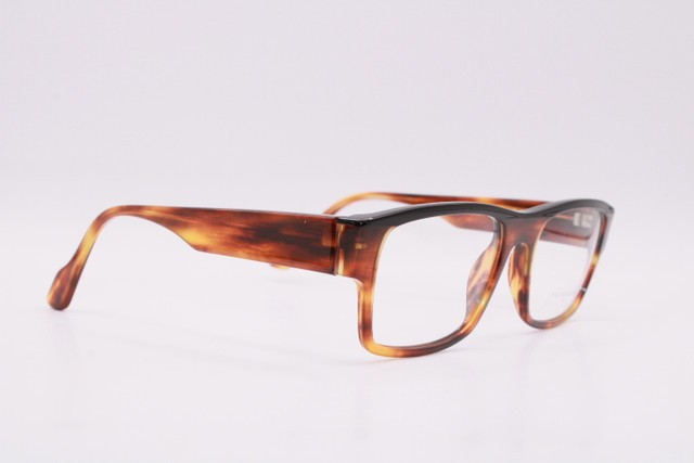 NEW FACE A FACE ARMAN 1 COL 167 BROWN HORN AUTHENTIC EYEGLASSES 54-17 gallery