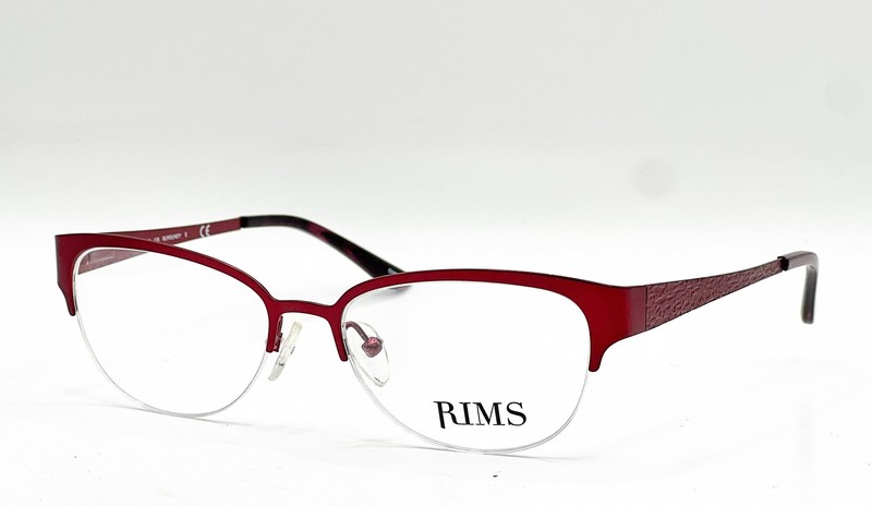 NEW RIMS R3 1069 BURGUNDY AUTHENTIC EYEGLASSES 51-16