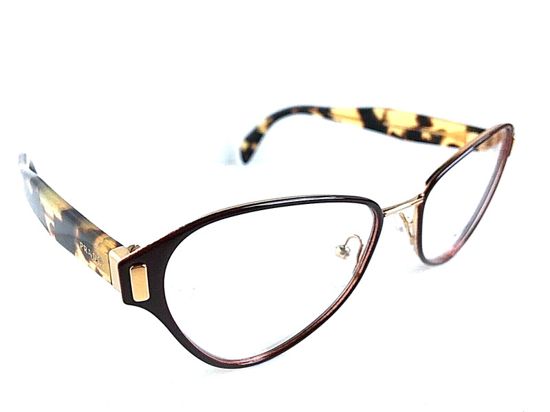 New PRADA VPR 5U8U 7YT-1O1 53mm Burgundy Women's Eyeglasses Frame #6 gallery