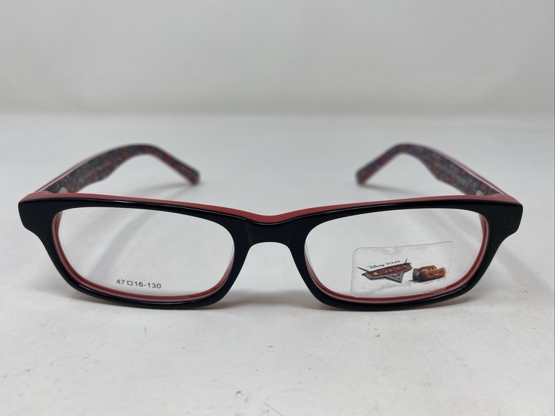 CARS Eyewear CAE2 8762-STO 47-16-130 Black/Red Full Rim Eyeglasses Frame UR50