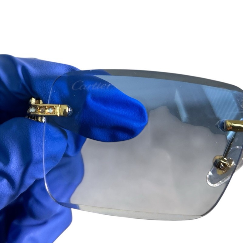 blue and white designer glasses gallery