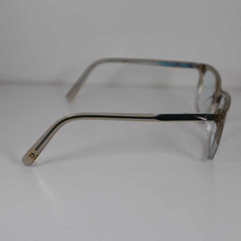 NIKE 37KD 272 Gray Clear Full Rim Eyeglasses Frames 52-20-135mm gallery