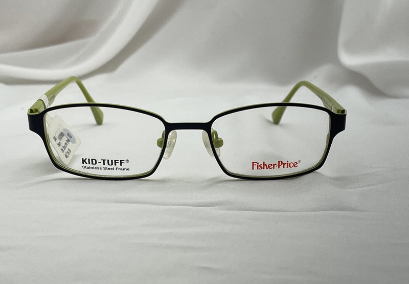 Fisher Price Boys Eyeglass Frames NEW Blue Green 46 16 130 Kids Children Vision