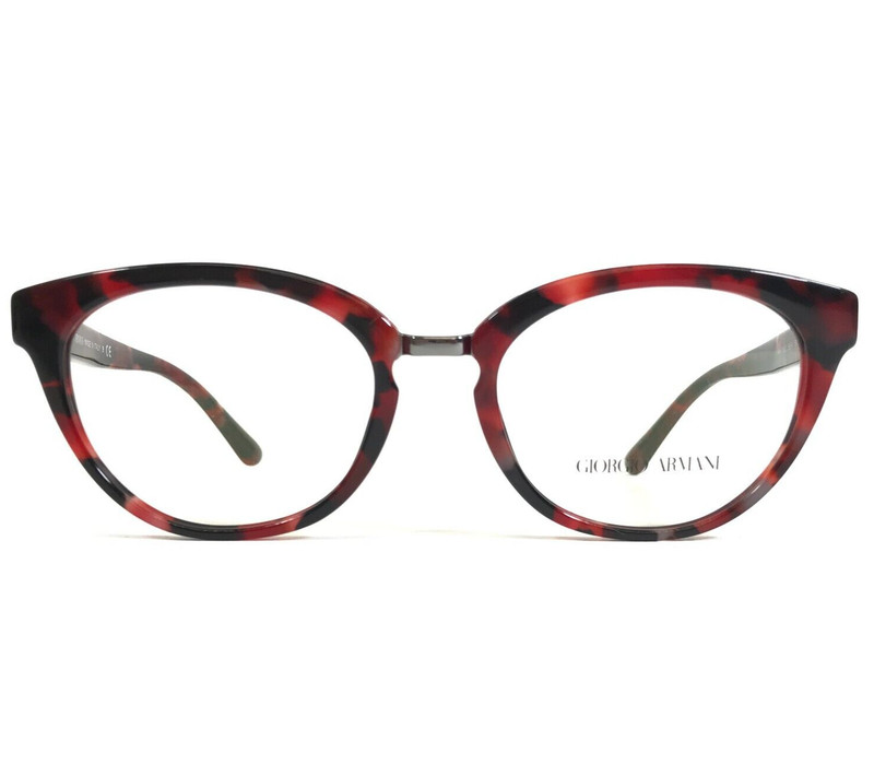 Giorgio Armani Eyeglasses Frames AR 7150 5654 Black Red Tortoise 51-18-140