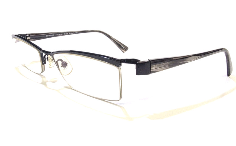 KIO YAMATO KT-251 32 SEMI RIMLESS TITANIUM EYEGLASSES JAPAN 54-18-136 MM