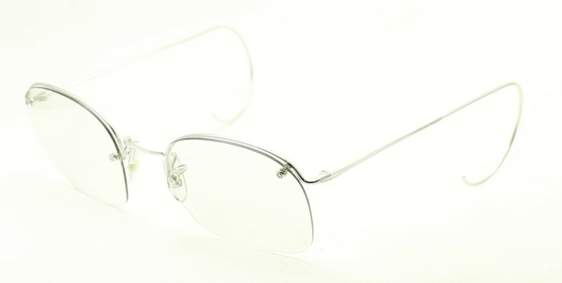 SAVILE ROW ENGLAND Rimway Rhodium 50x18mm Eyewear FRAMES RX Optical Eyeglasses