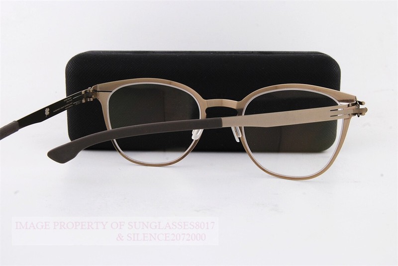 Brand New ic! berlin Eyeglass Frames Leona R. Shiny Bronze Made in Germany 49mm gallery