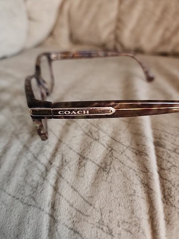 Coach Eyeglasses HC6065 5287 Confetti Light Brown/Gold Optical Frame gallery