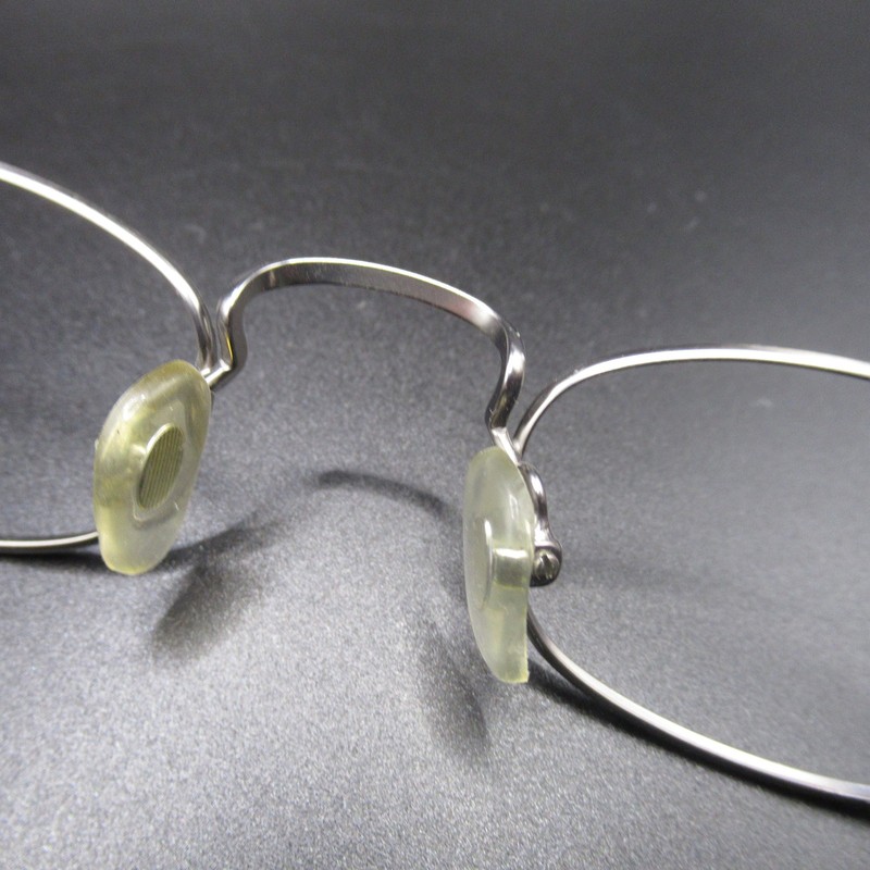 Bella Italia Eyeglass Frames Antique Silver Oval 45-22/140 Full Rim Metal China gallery