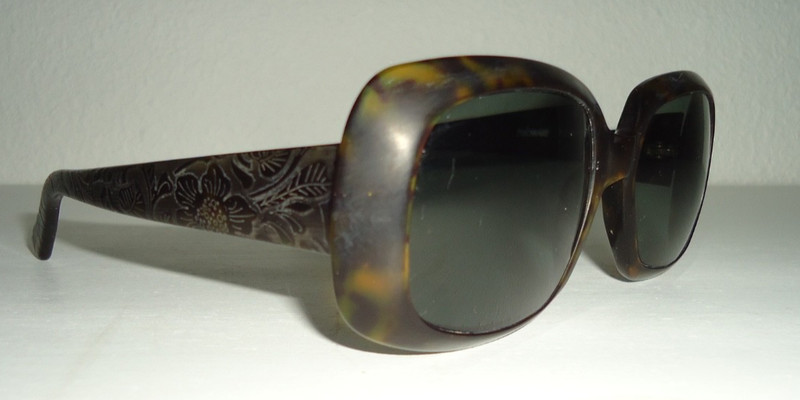 Vintage-80s VIA-SPIGA 0-S–58H ZULOWARE 135mm Brown Eyeglasses Plastic Frame