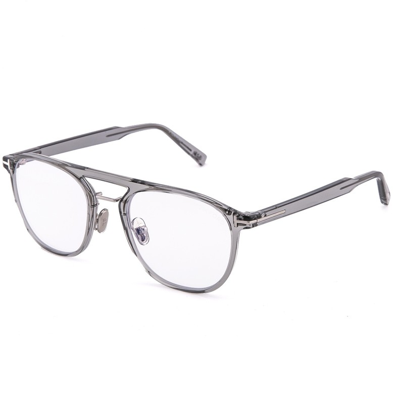 TOM FORD TF5982B 020 Crystal Gray Blue Light Block Optical Eyeglass 5982 FT5982 gallery