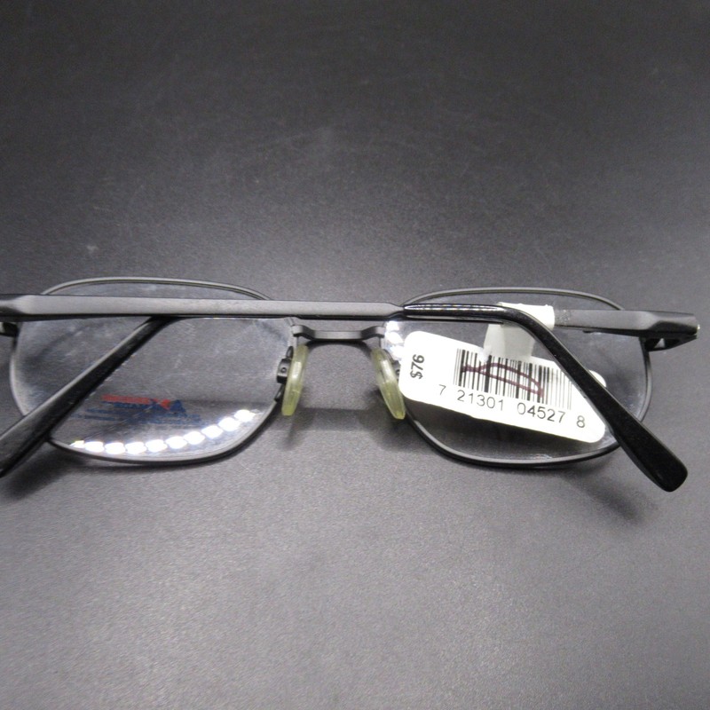 ArtCraft USA Workforce WF432AM Black Oval Eyeglass Frames 43-20-140 New W/ Tags gallery