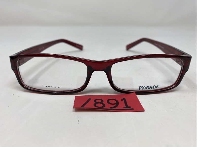 Parade Eyewear 1706 Burgundy 53-11-135 Red Full Rim Eyeglasses Frame /891 gallery