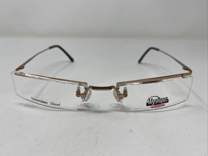 CSC MYSTIQUE 3006 NATURAL 51-18-140 LIGHT BROWN Half Rim Eyeglasses Frame T251