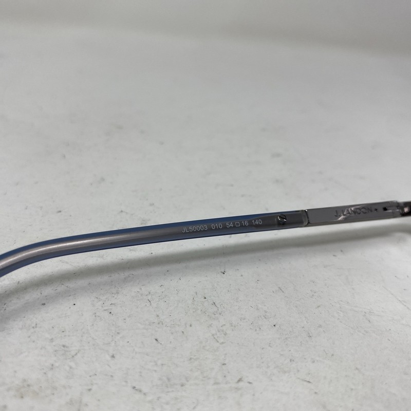 J LANDON EYEWEAR JL50003 010 54-16-140 SILVER BLUE FLEX HINGE EYEGLASSES XN38 gallery