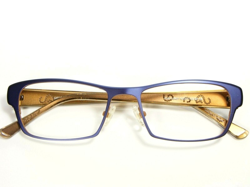PRODESIGN DENMARK 5147 3431 BLUE MATT EYEGLASSES 52-17-139mm (DEMO LENS MISSING) gallery