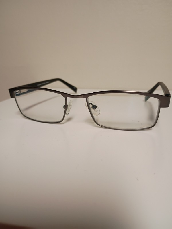 Konishi Japan Titanium Flex Eyeglasses Black Gunmetal KF7341 FRAMES ONLY EUC