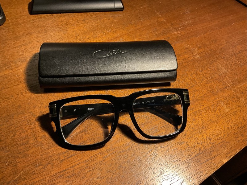 Cazal Clear Lens Glasses With Case