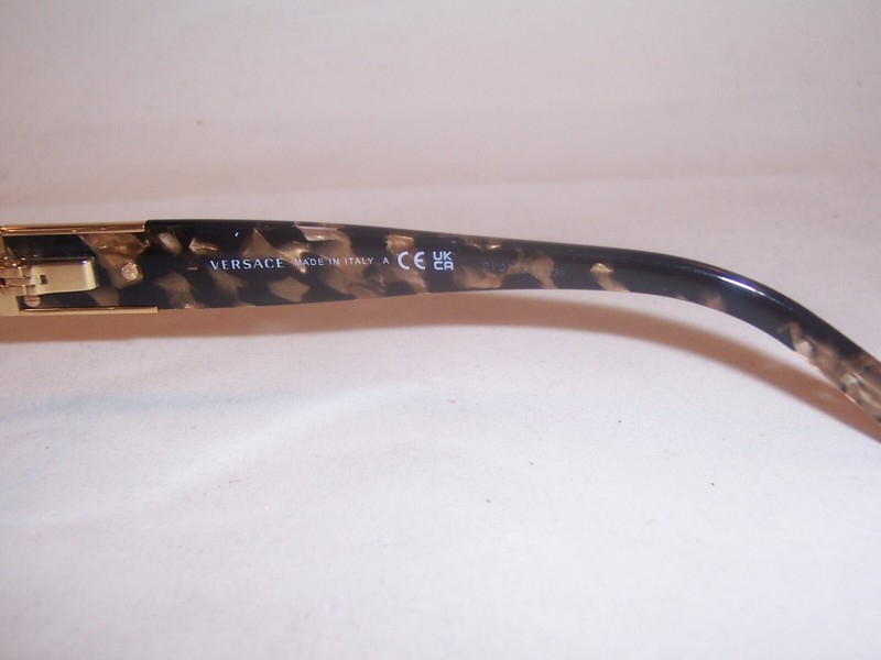 NEW VERSACE EYEGLASSES VE1175B 1002 GOLD 53mm AUTHENTIC RX 1175 gallery
