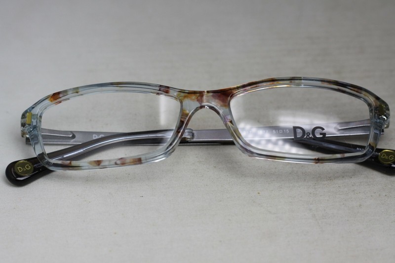 Dolce Gabbana D&G 1217 1877 Azure Flowers/Silver 51-15-130 FLEX HINGES 8572 gallery