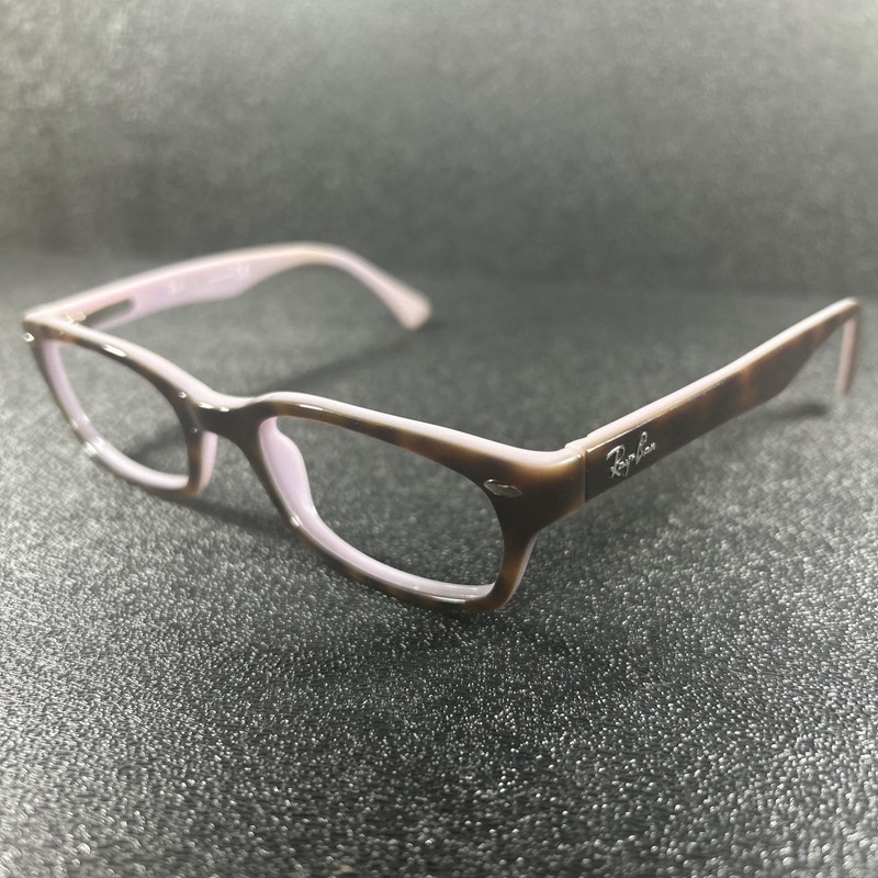 Ray Ban Eyeglasses RB 5150 5240 Brown Tortoise Purple 48-19-135 FLAWLESS Read!