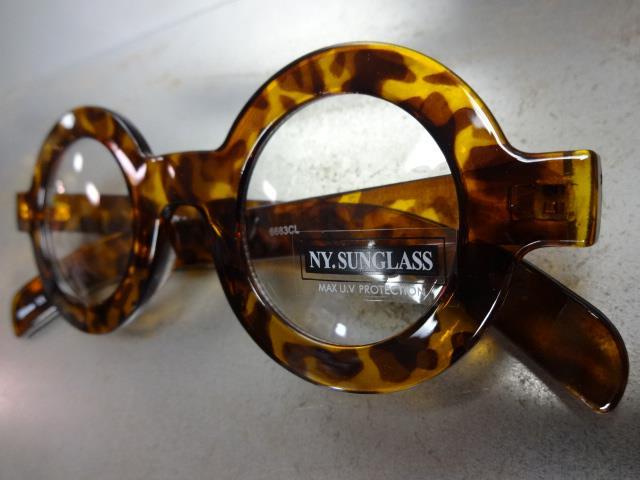 Mens VINTAGE 50s RETRO Style Clear Lens EYE GLASSES Round Tortoise Fashion Frame gallery