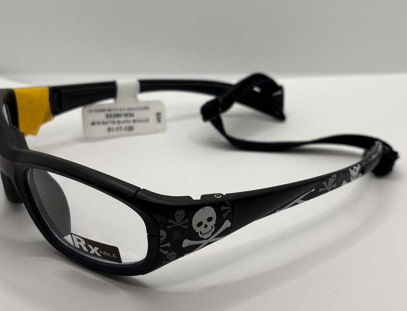 LIBERTY SPORT REC SPECS SS2000 MATTE BLACK Skulls 51-17-125 GOGGLES NWT