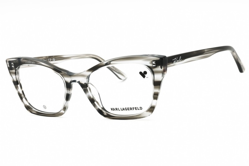 KARL LAGERFELD KL6134 060 Eyeglasses Gray Frame 52mm gallery