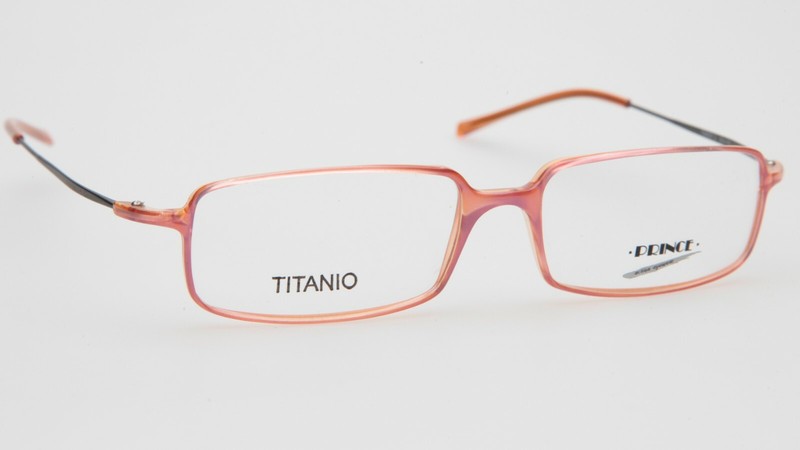NEW PRINCE TWIST 2 ORANGE TRANSPARENT EYEGLASSES GLASSES 51-15-135 B29mm Italy gallery
