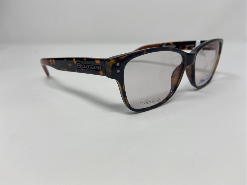 BLUTECH Eyeglasses Frames HOT TIP 56-16-140 Tortoise Full Rim GW92 gallery