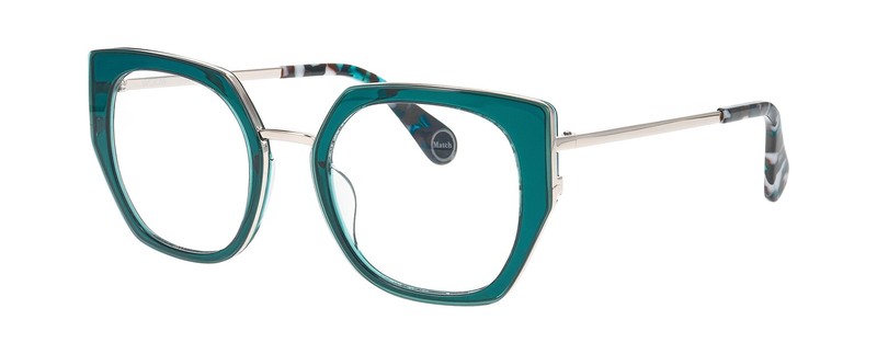 WOOW BIG MATCH 1 with Nosepads 1127 Size 51 Eyeglasses