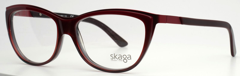 SKAGA 2531 Fanne 9401 Red Womens Cat Eye Full Rim Eyeglasses 54-15-135 B:40