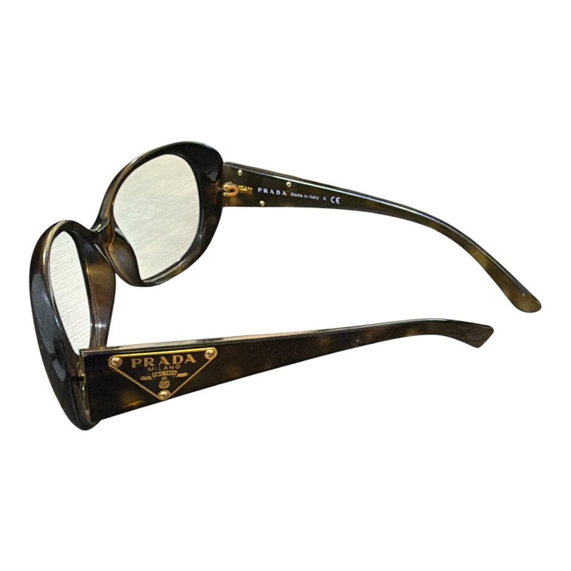 Authentic Prada VPR17 Tortoise Eyeglass Frame Italy 135 No Lenses